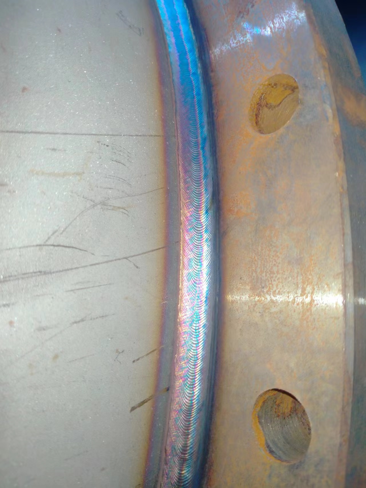 華光等離子角焊縫